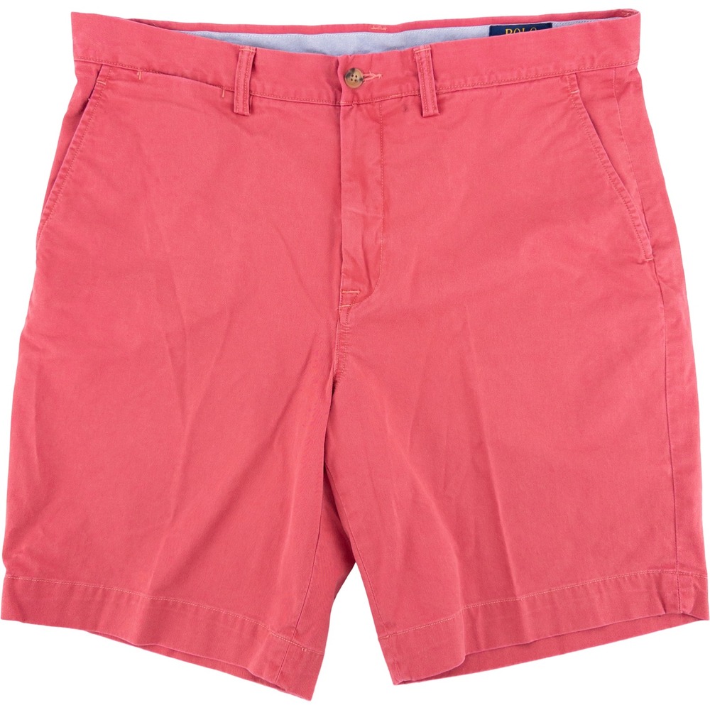 Polo Ralph Lauren Mens 35 Stretch Classic Fit Chino Shorts Pink Preppy Casual